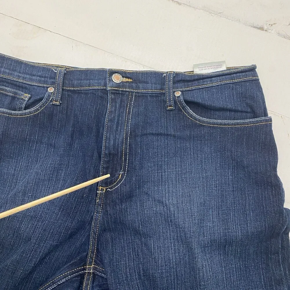 Bullet Blues Company Men’s Straight Leg Wide Leg Designer Jeans Size 36x32 USA